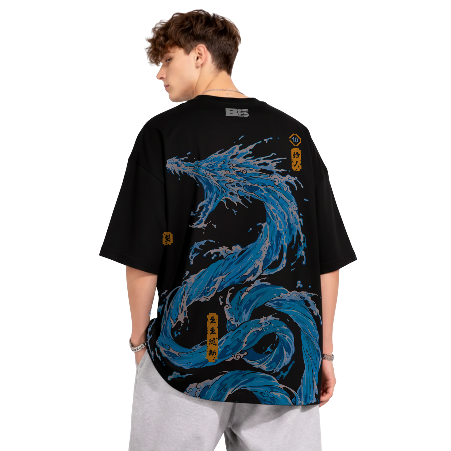 Tanjiro Dragon Oversized tee